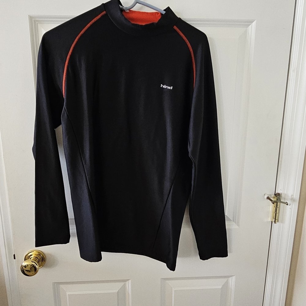 Hind Black and Red Long Sleeve Shirt